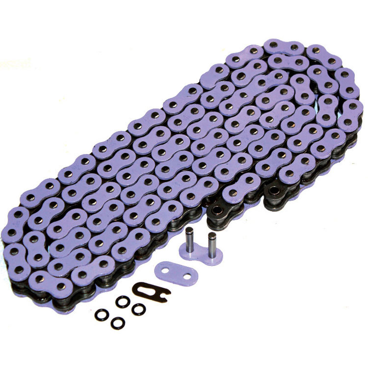 Custom high performance oil seal purple motorcycle chain