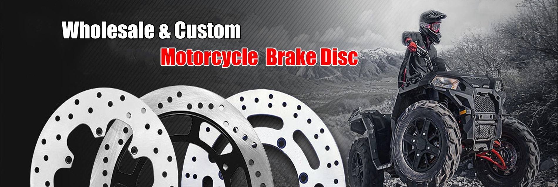 Custom motorcycle 220mm rear brake disc for Kawasaki