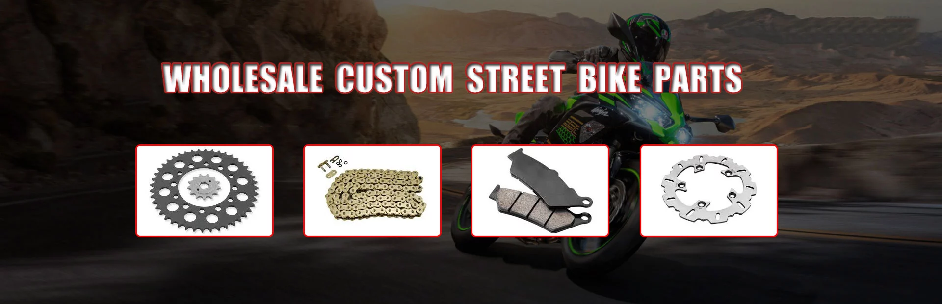 Street bike parts